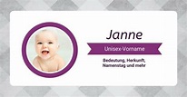 Name Janne: Bedeutung, Herkunft, Beliebtheit & Namenstag