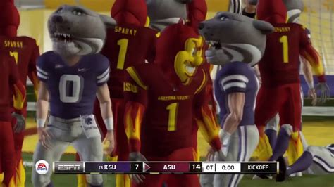 Ncaa Football 13 Mascot Mashup Gameplay Arizona State Sun Devils Vs