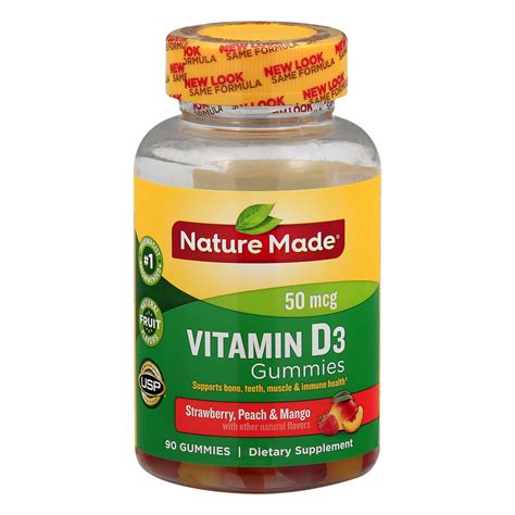 Nature Made Vitamin D3 Adult Gummies 90 Ct