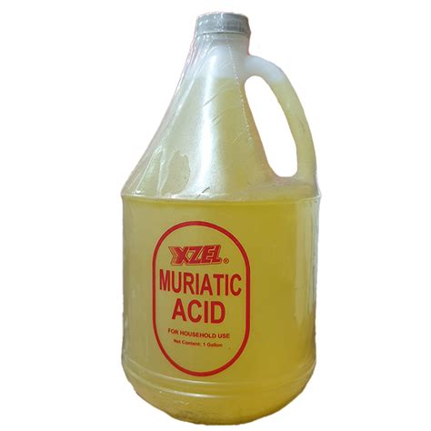 X Zel Muriatic Acid 1 Galon Csi Supermarket