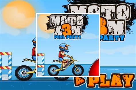 Moto X3m Pool Party Cool Math Games