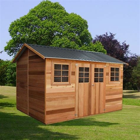Willow 12x8 Timber Garden Shed 364m X 253m With Gable Roof Timber