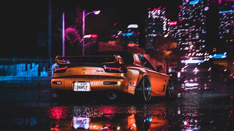 Find the best 4k car wallpapers on getwallpapers. Download 1920x1080 wallpaper mazda rx7, rear-view, artwork ...
