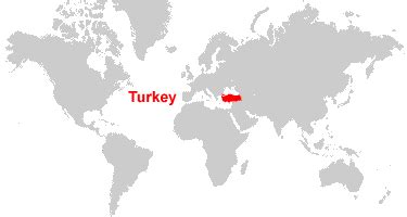 Location Of Turkey On World Map Kinderzimmer