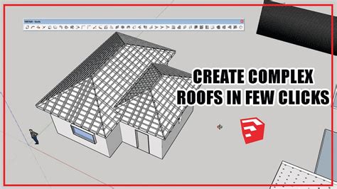 Sketchup Tutorial Create Walls Openings Louvers Roofs Roof