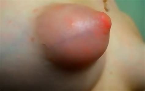 Closeup Of Modest Tit Tits Massive Puffy Hard Nips