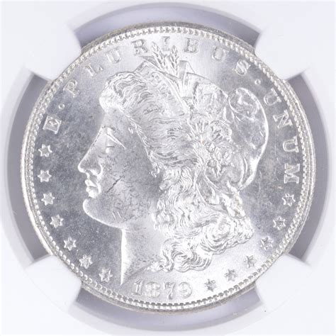 Rare Ms 65 1879 S Morgan Silver Dollar Graded By Ngc Rare In High