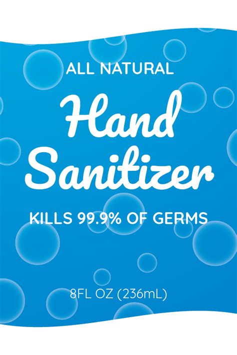 Hand Sanitizer Bottle