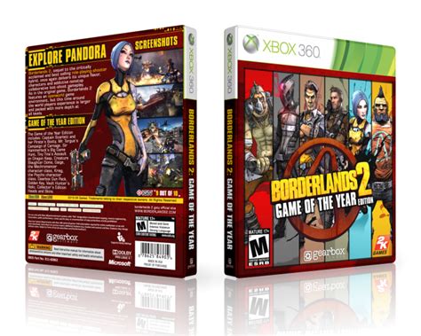 Borderlands 2 Goty Xbox 360 Box Art Cover By Lastlight