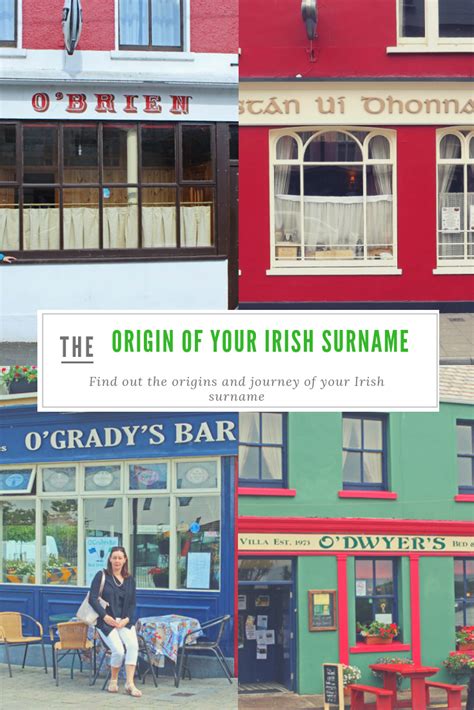 The Origin And Journey Of Your Irish Surname Irish Surnames Irish
