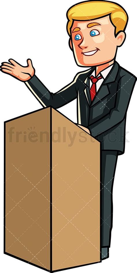 Speech Podium Clipart