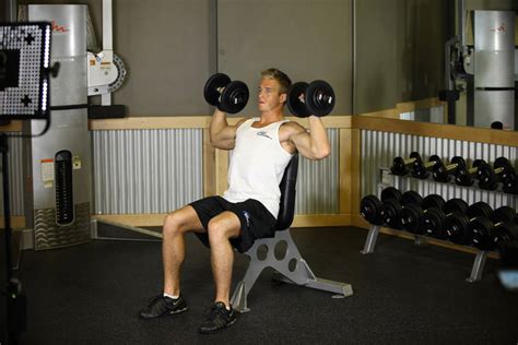 Dumbbell Shoulder Press Exercise Guide And Video