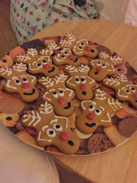 You may have seen us do the. Upside down gingerbread man, makes a great reindeer ...