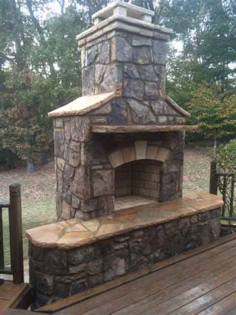 Outdoor Propane Fireplaces Atlanta Stoneage Rocks