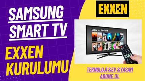 Samsung Akilli Tv Exxen YÜkleme Ücretsİz İndİrme Youtube