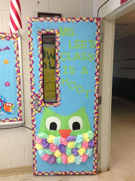 Owl Themed Classroom Door Megan Hanson Might Like This Owl Theme Classroom