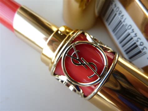 Inspired by ysl iconic addresses in paris. YSL Rouge Volupte Shine - #12 Corail Incandescent Review