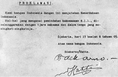 Konsep teks proklamasi ditulis oleh soekarno sendiri. Proses Penyusunan Naskah / Teks Proklamasi - Artikel & Materi