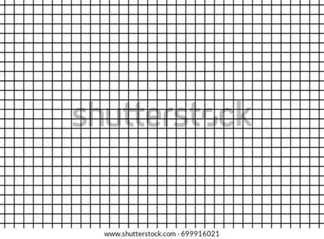 Seamless Checkered Paper Background Black White Stock Illustration