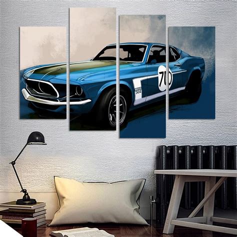 20 Inspirations Car Canvas Wall Art