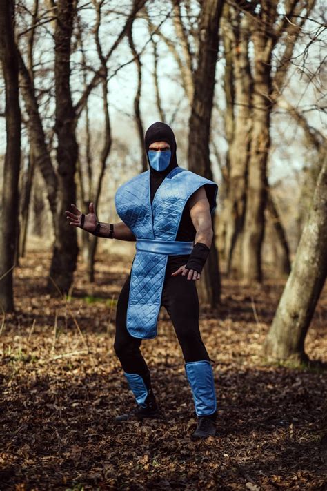 Halloween Costume Sub Zero Ninja Cosplay Costume From Mortal Etsy