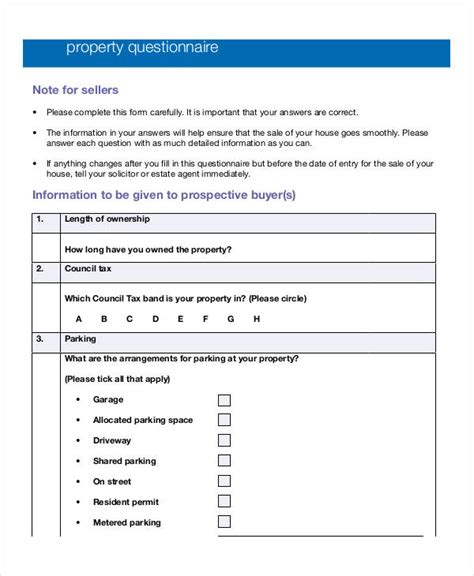 questionnaire template   word  documents