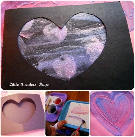 Epsom Salt Painting Kid Stuffs Preschool Valentines Valentines Day