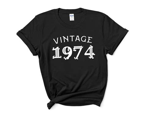 1974 Shirt Vintage 1974 T Shirt 45th Birthday 45 Years Etsy