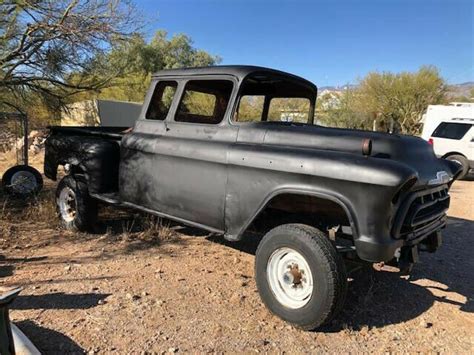 1957 Chevy Task Force Truck 3100 Extra Cab 4x4 For Sale Chevrolet