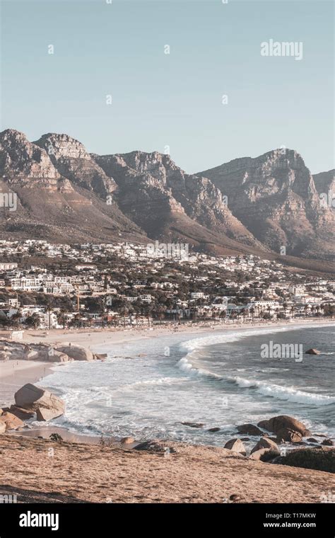 Camps Bay Beach In Cape Town Stock Photo Alamy