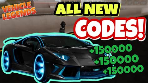 All New Codes In Vehicle Legends 2020 New Map Updates Roblox Youtube