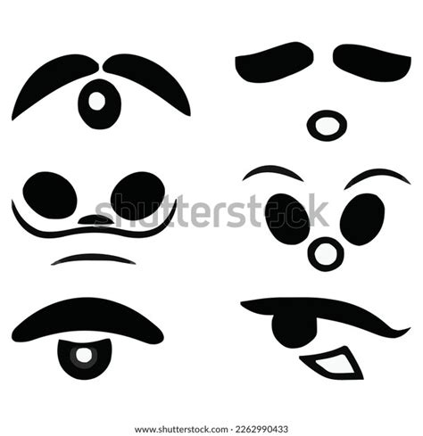 Set Eyes Expressions Vector File Stock Vector Royalty Free 2262990433
