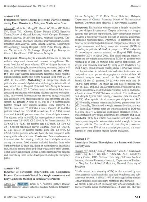 Pdf Adnan As Aftab Ra Khan Ah Incidence Of Euvoumic Hypertension