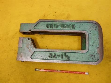 C Frame Punch Sheet Metal Hole Press Brake Tool Unit Unipunch Usa 8a 1 1 2 Ebay