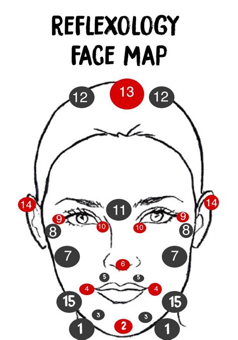 Face Reflexology Techniques And Step By Step Instructions Reflexology