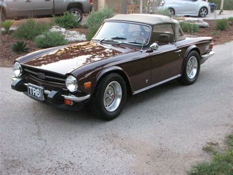 Sell Used 1976 Triumph Tr6 Russet Brown Overdrive Hardtop 67400