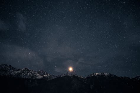 Fotos Gratis Ligero Nube Noche Estrella Vía Láctea Atmósfera