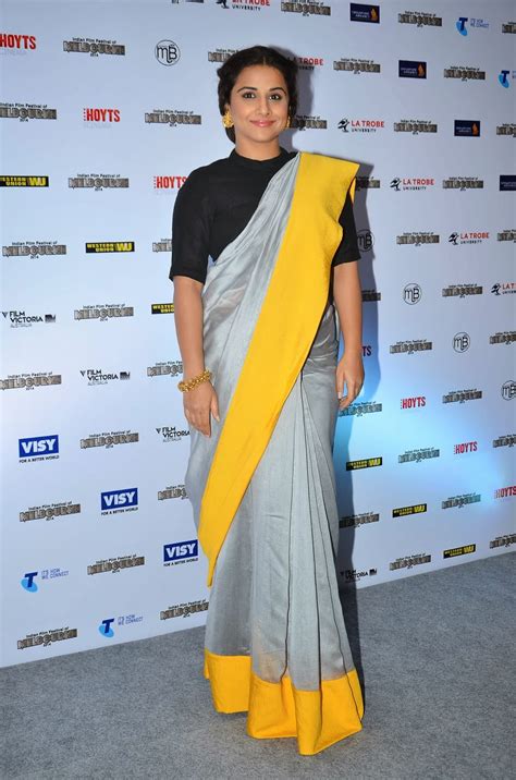 Vidya Balan In Saree At Indian Film Festival Of Melbourne Press