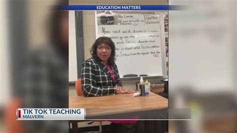Arkansas Teacher Goes Viral On Tiktok For Grammar Lessons Youtube