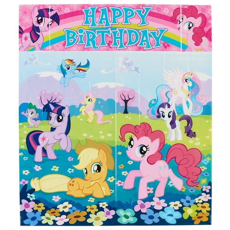 My Little Pony Birthday Party Wall Decorating Kit 5pc