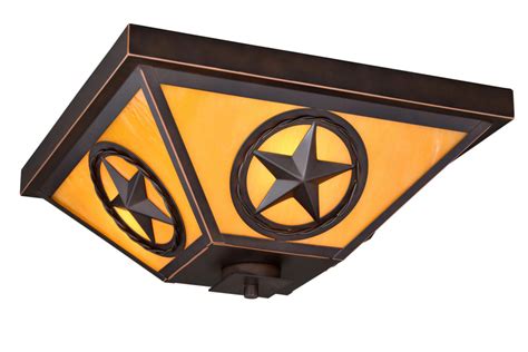 It is not only about the color, materials, shapes, and forms; Texas Star Ceiling Light with Honey Opal Glass Indoor/Outdoor