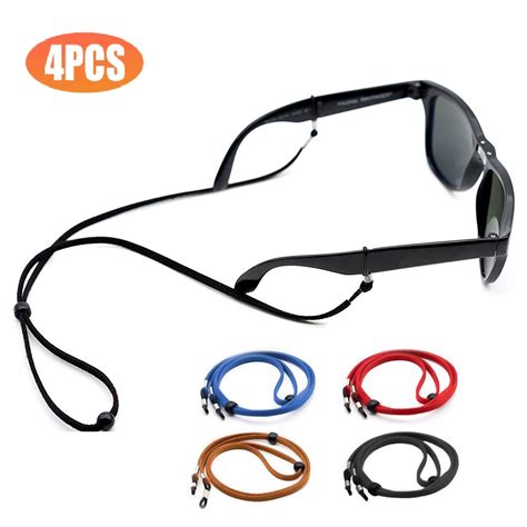 4 Packs Eyeglasses Holder Strap Cord Sports Sunglasses Strap For Men