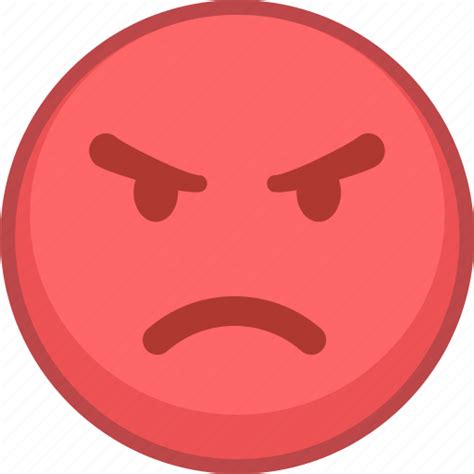 Angry Emoji Emoticon Smile Emoticons Expression Mad Icon