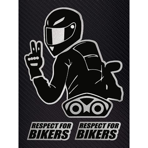 Stickers Respect For Bikers Pit Lane Shop