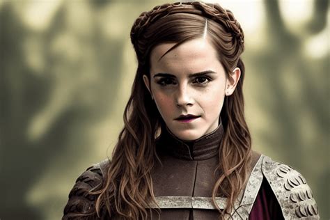 Emma Watson Realistic Medieval Handmaiden Margaery Cosplay · Creative