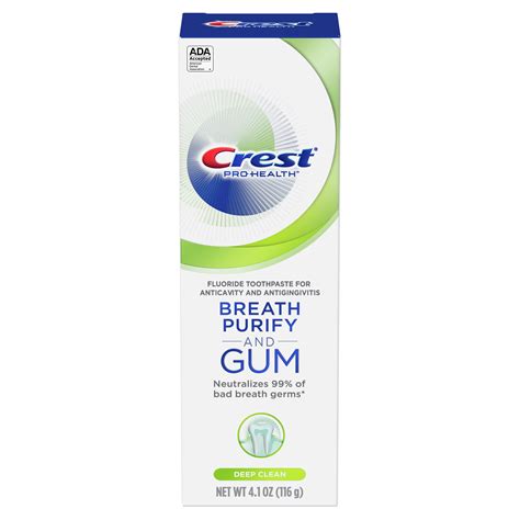 Crest Gum And Breath Purify Toothpaste Deep Clean 41 Oz Walmart