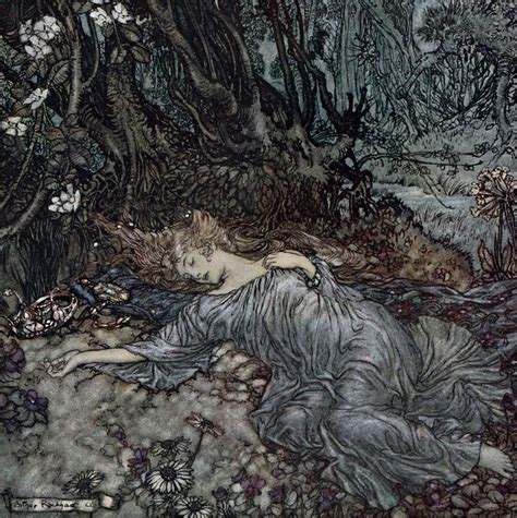 Arthur Rackham A Midsummer Night S Dream Fine Art In 2019 Fairytale Art Arthur Rackham Art