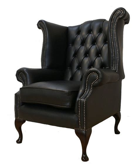 Hedoanti throne chair high back armless chair retro velvet tufted button upholstered accent seat with storage royal vanity sofa for living room bedroom lounge dressing furniture set. Chesterfield Queen Anne High Back Wing Chair UK ...