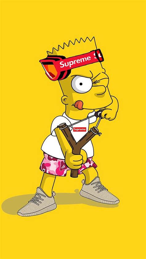 Bart Supreme Yellow Bartolome Simpson Travieso Anime Games Hd