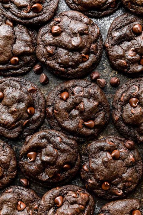 Double Chocolate Chip Cookies Recipe Sallys Baking Addiction